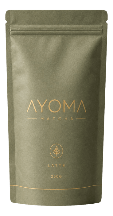 Zielona saszetka AYOMA Matcha Latte, 250 g